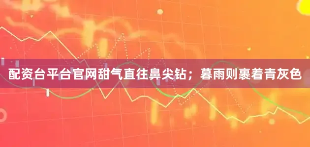 配资台平台官网甜气直往鼻尖钻；暮雨则裹着青灰色